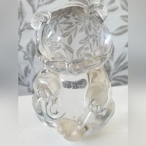 Vintage Fenton Crystal Bear